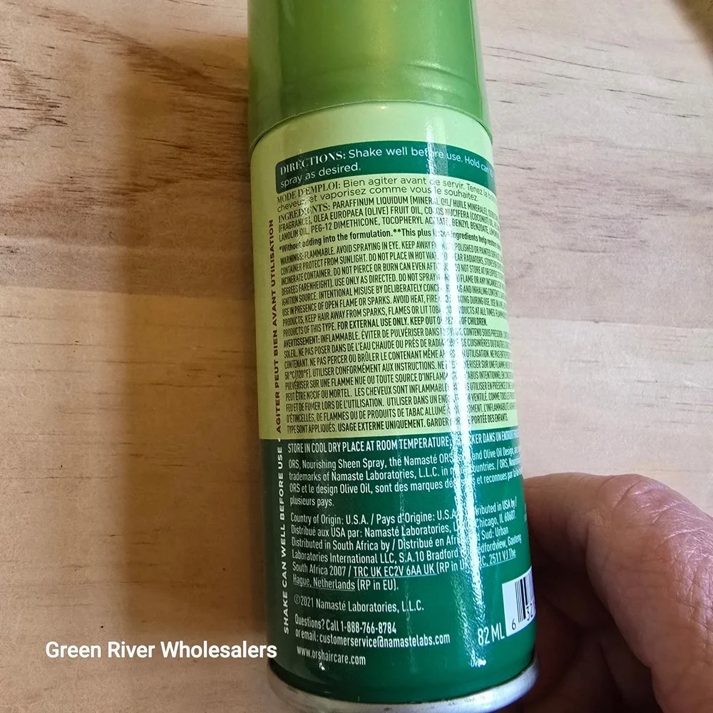 ORS Olive Oil Nourishing Sheen‎ Spray with Coconut Oil Alcohol Free 2oz Travel